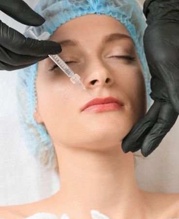 Before and after lip filler results for a patient in Conroe TX.