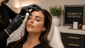 Botox in Conroe Texas treatment performed by a skilled aesthetic provider in a luxury medical spa setting