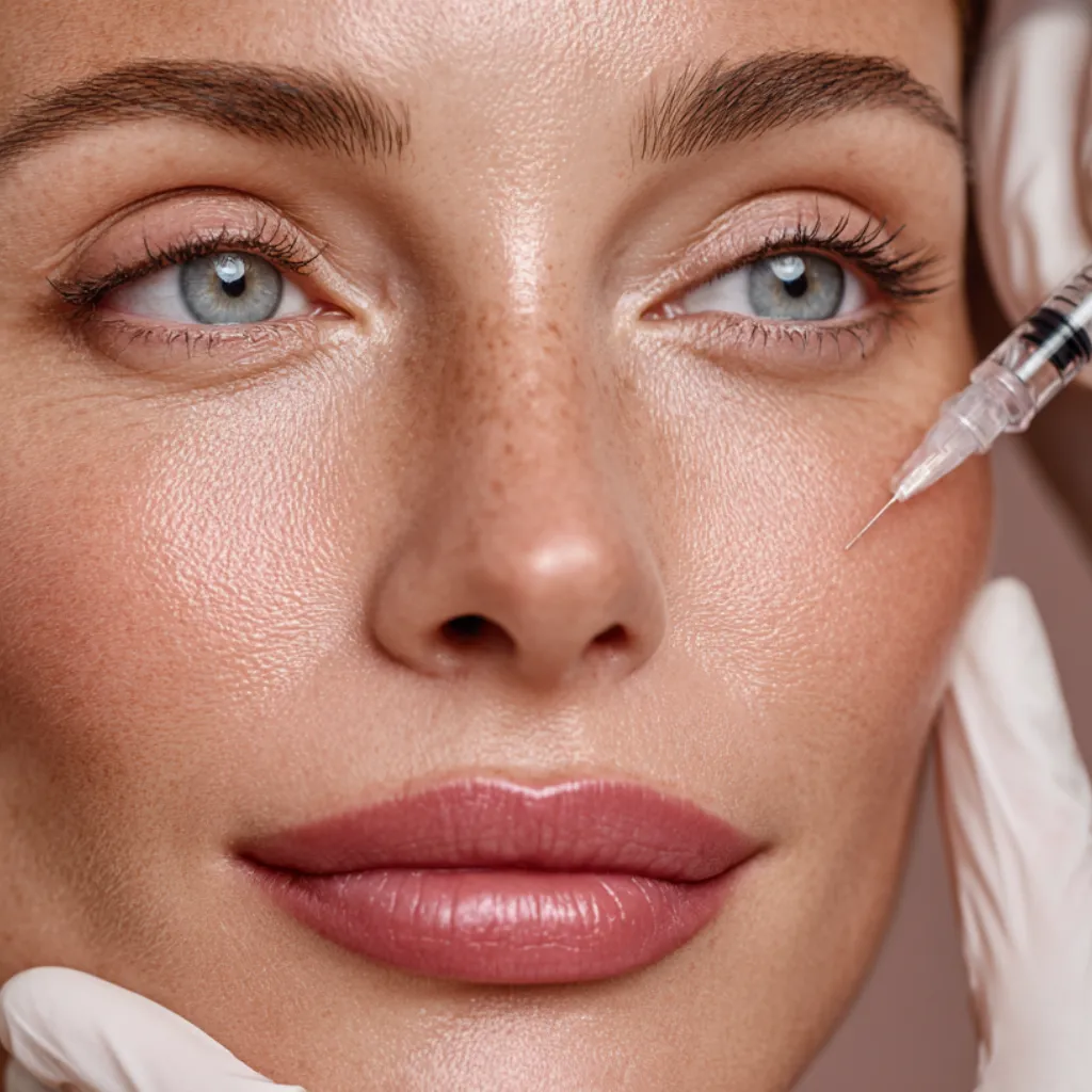 Dermal filler facial rejuvenation treatment at a Conroe med spa